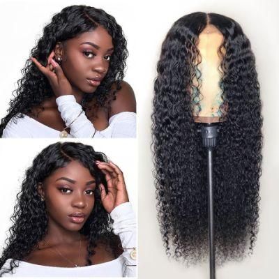 Wholesale 28 Inch Human Hair 4*4 Lace Front Wig Jerry Curly Wig&#160; Lace Front Closure Wig&#160;