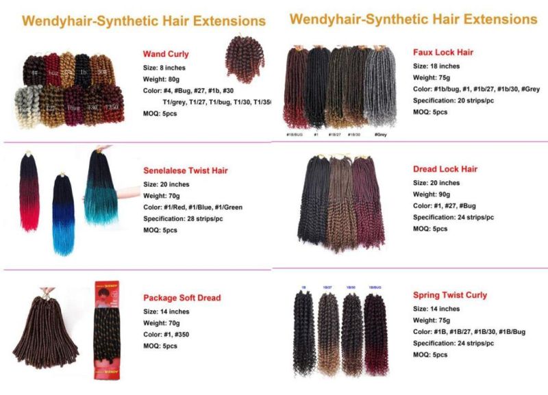 Free Sample Natural Twist Style Afro Curly Hair Dread Locks Hair Extensions