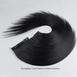 26&quot; Black Color Drouble Drawn 2.5g/Piece Tape Hair Extension