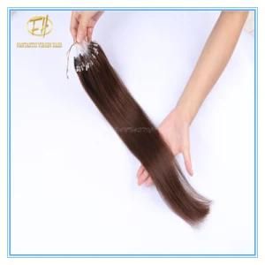 Customized Color High Quality Double Drawn Micro Ring Extension Hairs with Factory Price Ex-025