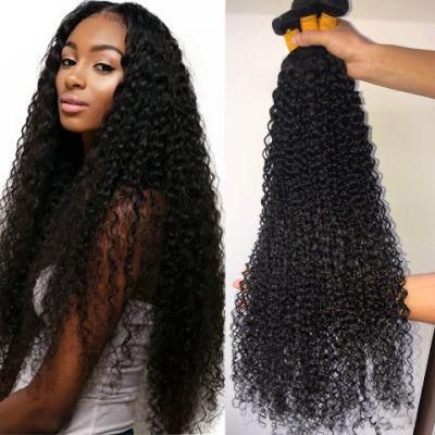 Kbeth Wholesale Kinky Curly Human Hair Bundles Brazilian Kinky Curly Weaves Human Hair 1/3 Bundles Remy Human Hair Extensions Customized