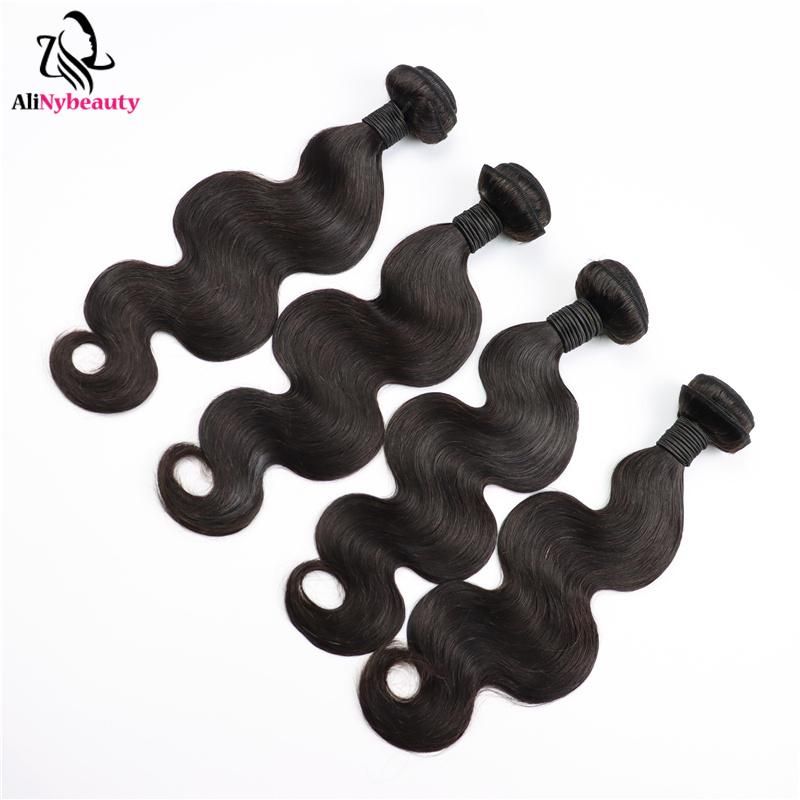 Body Wave Human Hair Bundle Extension with HD Lace Closure 4X4 Wholesale 12A Brazilian Cuticle Aligned Raw Virgin Hair Supplier