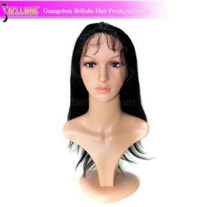2015 Wholesale Virgin Brazilian Human Hair Full Lace Wig with Baby Hair