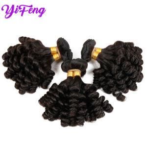 Furmi Curly Wavy 100% Human Hair Double Weft Hair Extension