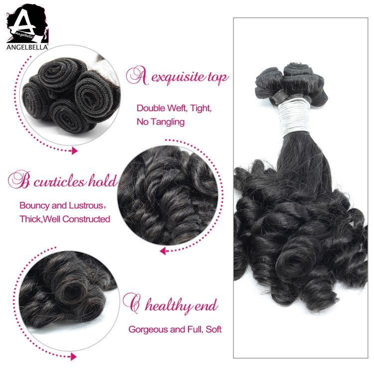 Angelbella Wholesale Price Loose Funmi Remy Human Hair Weft