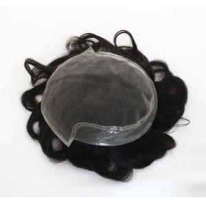 Human Hair Men&prime;s Toupee Ant India Hair