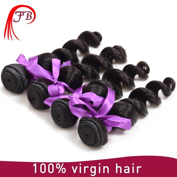 7A Grade Mongolian Loose Wave Human Virgin Hair Weaving