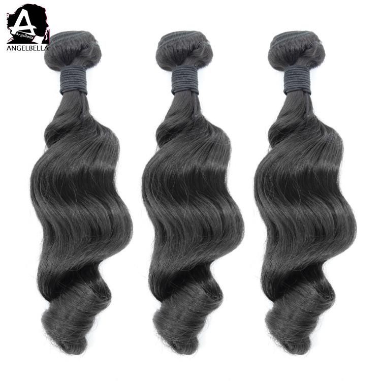 Angelbella Hair Suppliers Wholesale Unprocessed Raw Brazilian Natural Wave Virgin Hair Bundles Deal