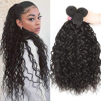 Kbeth Factory Price Wholesale 10A 100% Raw Brazilian Virgin Remy Hair Bundles Water Wave Real Human Hair Extensions
