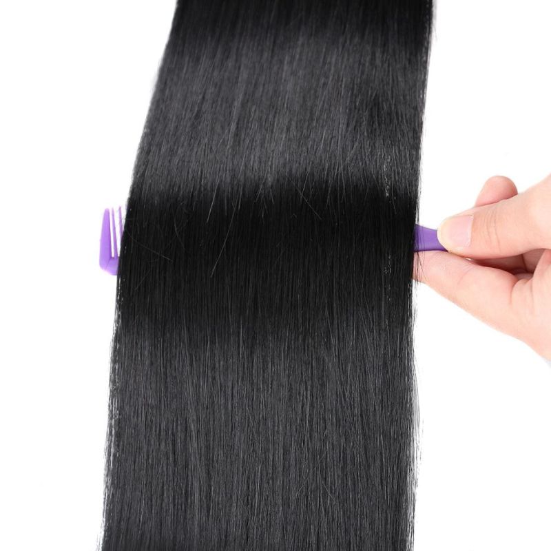 Free Sample Virgin Brazilian Raw Virgin Cuticle Aligned Human Hair Bundles
