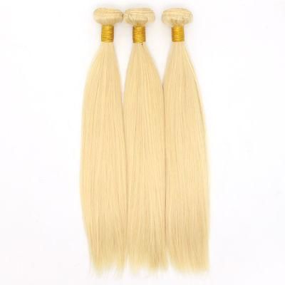 Hot Selling Brazilian Blond 613# Color Straight Human Hair Bundles