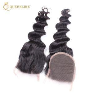 Mink Double Drawn 10A Grade Brazilian Human Natural Hair Closure