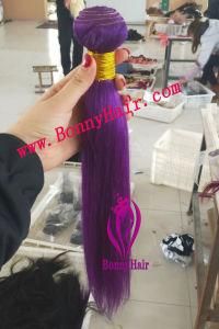 Silk Straight Brazilian Human Hair Extension Human Hair Weaving