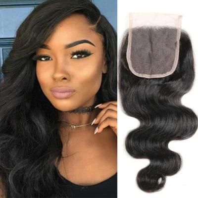 HD Lace Hand Tied Human Hair Piece Frontal Closure for Front Lace Wig with Hair Extensions