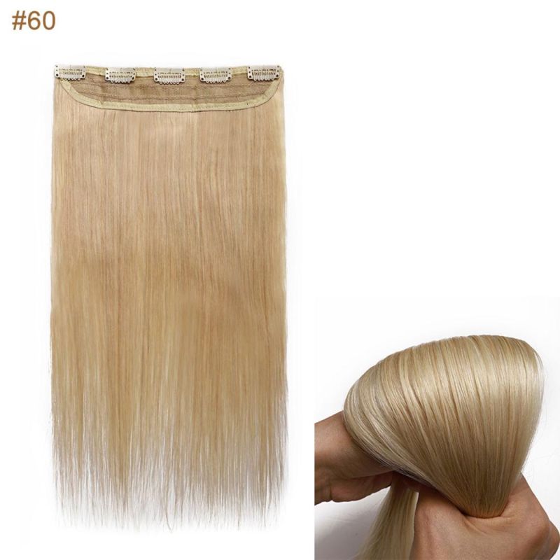 10-24 Remy Brazilian Human Hair Clip in Straight Clip in Human Hair Extensions Around Head Hair Extensions Multi Color 18 Inches