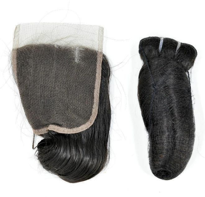 Virgin Human Hair Lace Closure at Wholesale Price (Spring Curly)