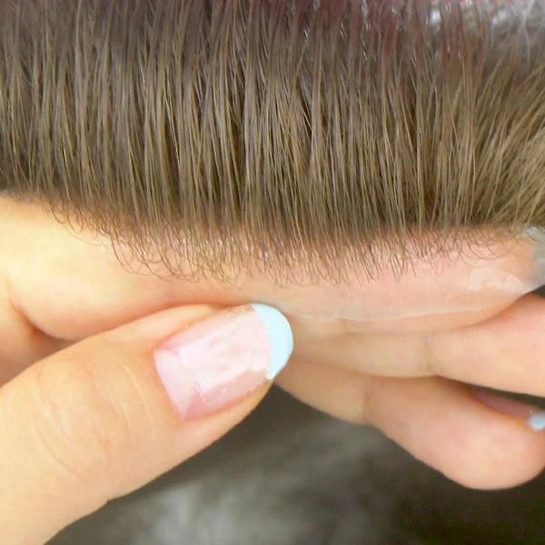 Ll168 Single Knot Single Hair Perfect Natural Toupee