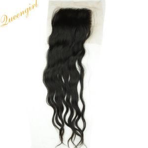 Wholesale 4*3.5 Top Lace Cheap Virgin Natural Wave Indian Human Hair Closure