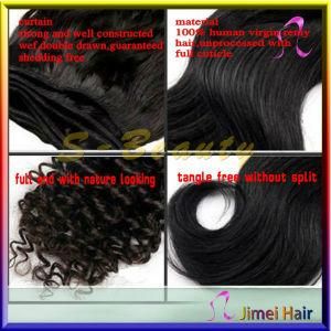 2013 Popular Durable Raw Remy Indian Wavy Hair Weave (SB-I-LW)