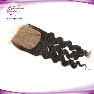 Raw Virgin Unprocessed Human Hair Lace Closure with Soft Hair