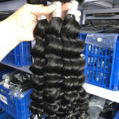 Sunlight Hair Deep Wave Hair Bundles with Closure Malaysian Remy Virgin Hair Vendor 3 Bundle with Closure Middle Part Lace Closure