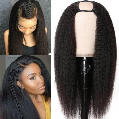Human Hair Wigs Wholesale 10 A Grade, Human Hair Wigs Wholesale, U Part Kinky 100 Human Hair Wig