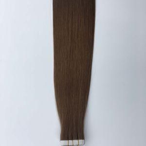 6# Straight Us PU Tape Skin Weft Virgin Remy Human Hair Extensions