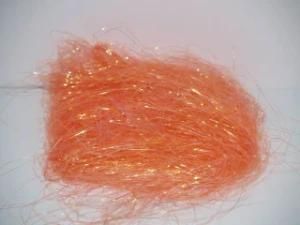 Orange Metallic Sparkle Angel Hair Iridescentshred