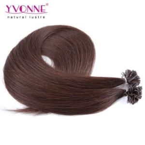 High Quality Color #2 U Tip Remy Hair Extension