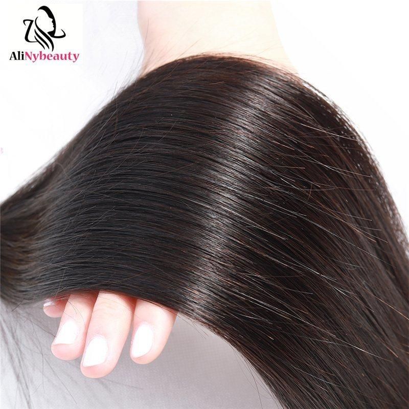 Wholesale Alinybeauty Straight Hair Bundle Raw Brazilian Human Hair Vendor