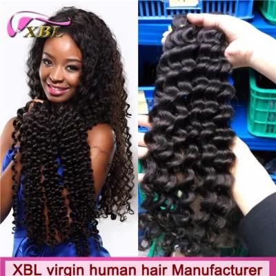 Trendy Fashion 100% Deep Wave Virgin Brazilian Hair