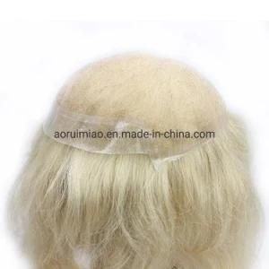 Unprocessed Natural Black Blond Remy Virgin Swiss Lace Frontal Closure Toupees Indian Human Hair Wig