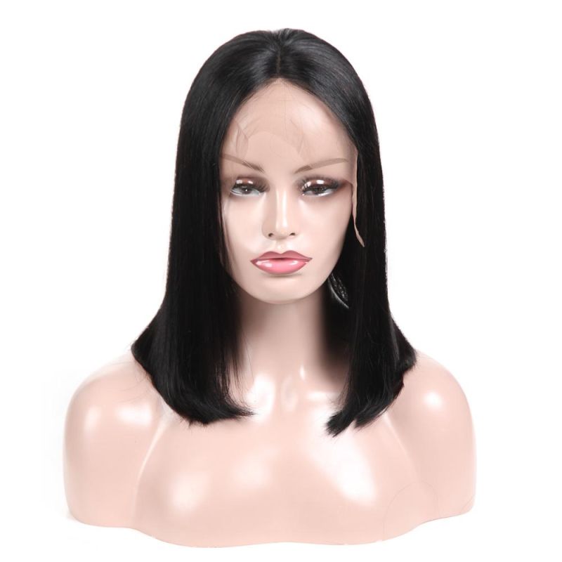 Kbeth Long Bob Wig for Black Women 2021 Fashion Sexy Remy 16 Inch Length Cut Raw Brazilian Hair Custom Accept Factory Vendors Black Wigs Wholesale