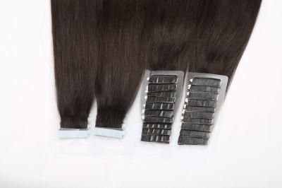100% Virgin Remy European Tape Hair Extension Wholesale Invisible Double Drawntape in Human Hair