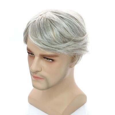 Custom Made Lace Men&prime;s Human Hair Toupee