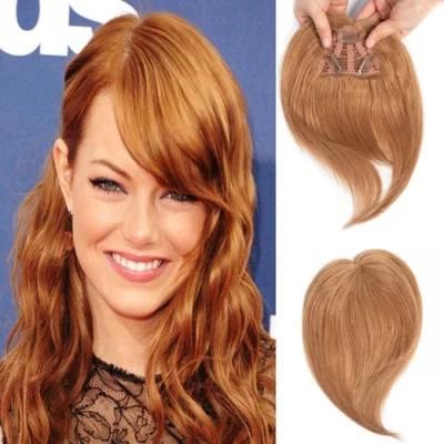 Wholesale 10A Grade Clip in Hair Bang 100% Human Hair Fringe Blonde Hair Pieces