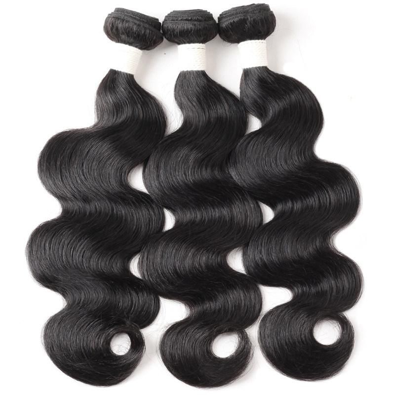 Wholesale Non Remy Body Wavy Human Hair Bundles Virgin Hair Weft