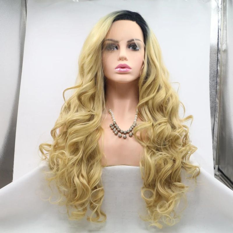 Wholesale Synthetic Hair Wigs 40inch Lace Wig Fiber Hair