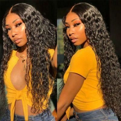 Kbeth Mink Brazilian Vendor Deep Curly Wig Indian Temple Hair Processed Virgin Hair Deep Wave Human Hair Lace Frontal Wig