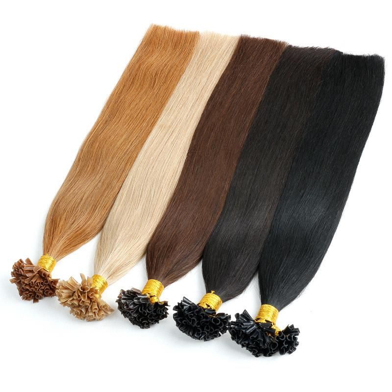 Fusion So Cap Quality Itakly Keratin with Flat /U-Tip, Flat-Shaped Pre-Bonded Remy Hair Extension