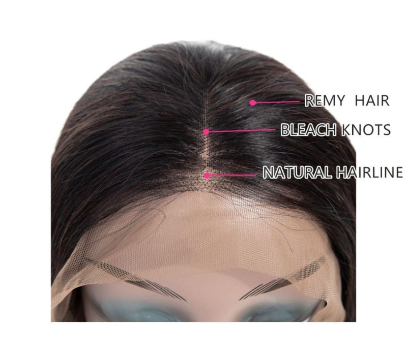 Straight Short Bob Wig Brazilian Human Hair Wigs Lace Front Wig for Women