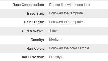 Best Quality Human Hair Custom Order Integration Natural Hair Replacement Systems