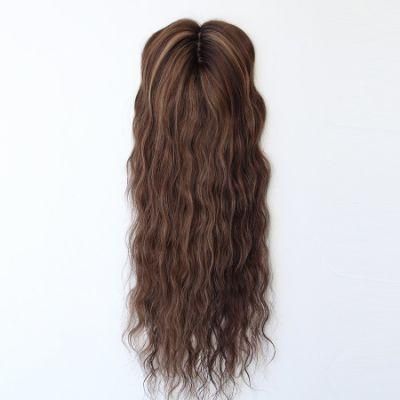 Wholesale 100% Raw Virgin Human Hair Topper Extensions for Hair Loss People
