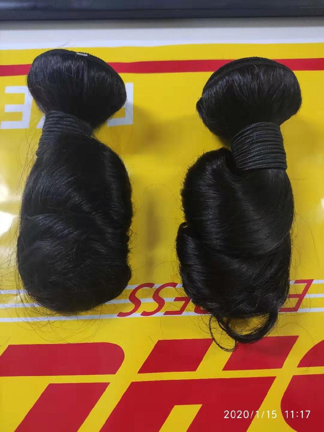 Brazilian Natural Virgin Hair Extension Hair Bundles with Loose Wave