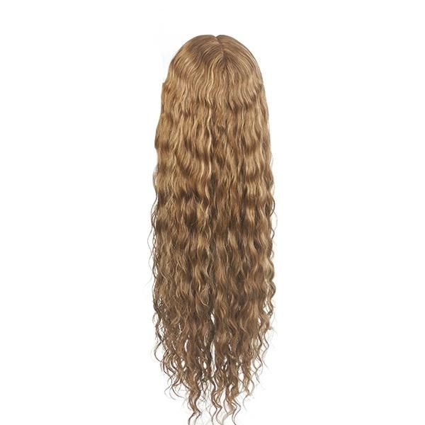 Human Hair Invisible Knots Silk Top Full Women Natural Hair Toupee