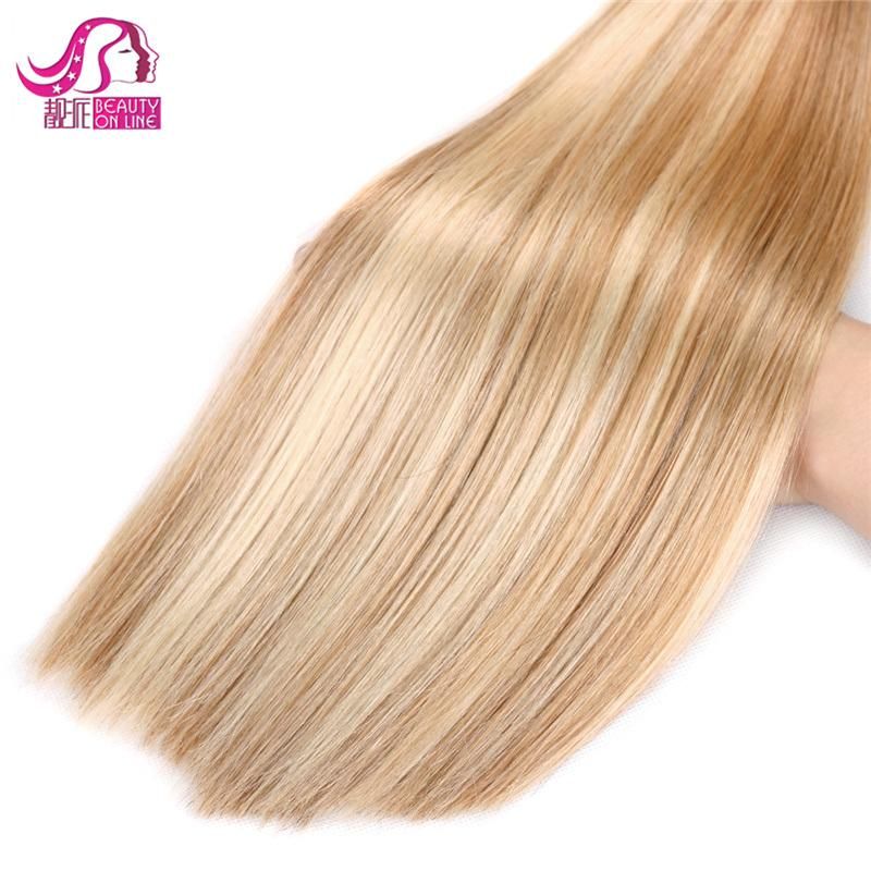 Wholesale Brazilian Remy Tape Hair Extensions Blonde Hair Straight Skin Weft Invisible Double Drawn Tape Hair Extension