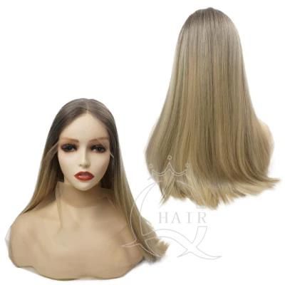 Wholesale High Quality Human Hair Wigs/Lace Top Wigs/Swiss Lace Wigs/Lace Front Wigs for White Women with Beauty or Medical Use