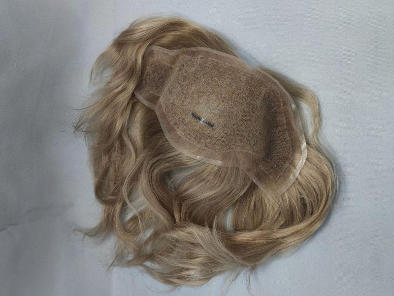 2022 Most Popular Fine Welded Mono Human Hairpiece Made of Human Remy Hair