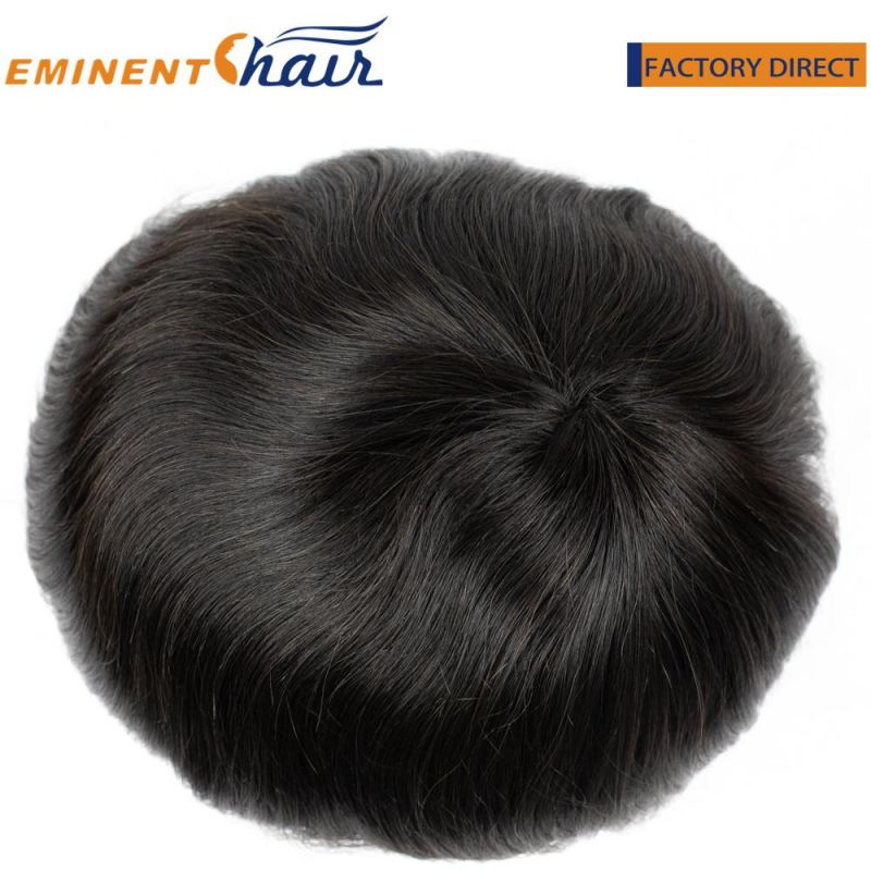 Indian Hair Lace Front Men′s Hair Piece Toupee