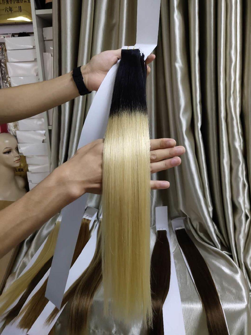 Brazilian Hair Extension Big Promotion Cheap Tape Hair Extenisons 18" 20" 22" 24" 20PCS/Lot Remy Human Hair Tape Thick Skin Weft